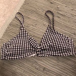 Gingham Bikini Top